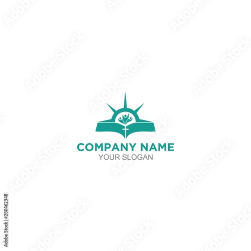 Young Church Logo Design Vector