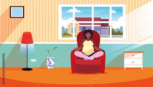 pregnant woman sitting pose yoga pregnancy and maternity