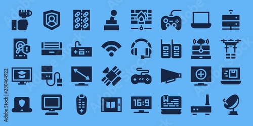 wireless icon set