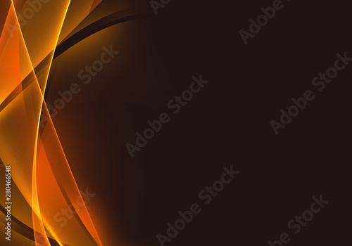 Abstract background waves. Brown and orange abstract background for wallpaper oder business card