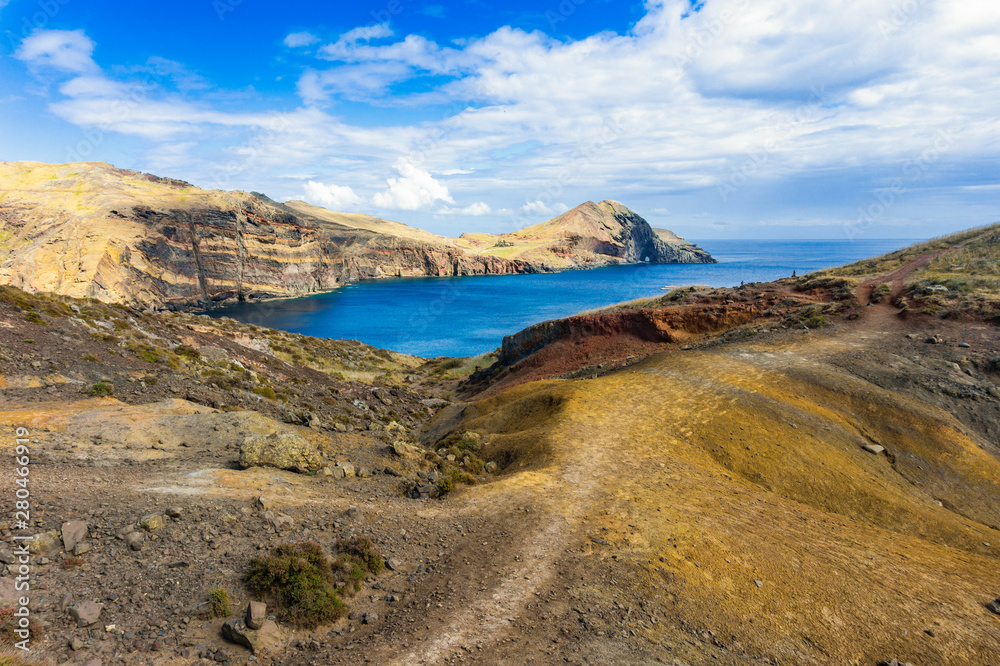 Incredible view of the cliffs at Ponta de Sao Lourenco, Madeira