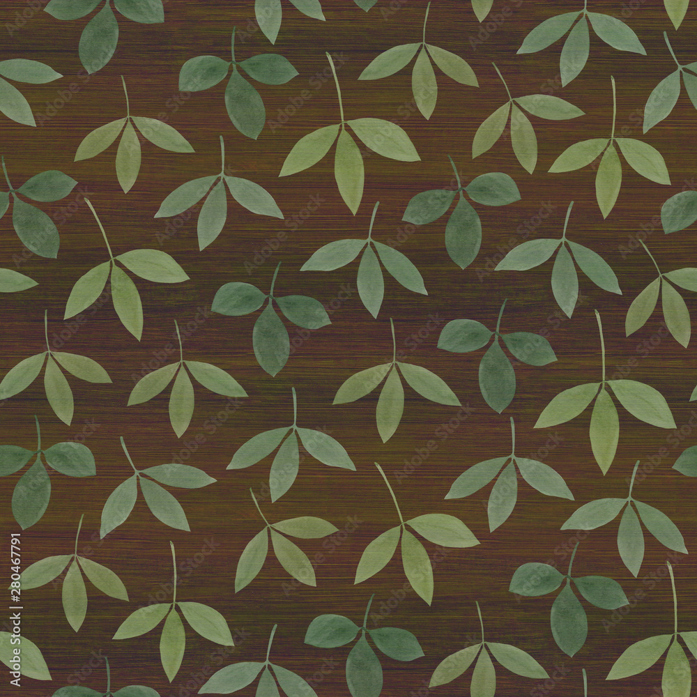 Decorative ornament. Seamless botanic pattern. Decorative ornament. Seamless botanic pattern.
