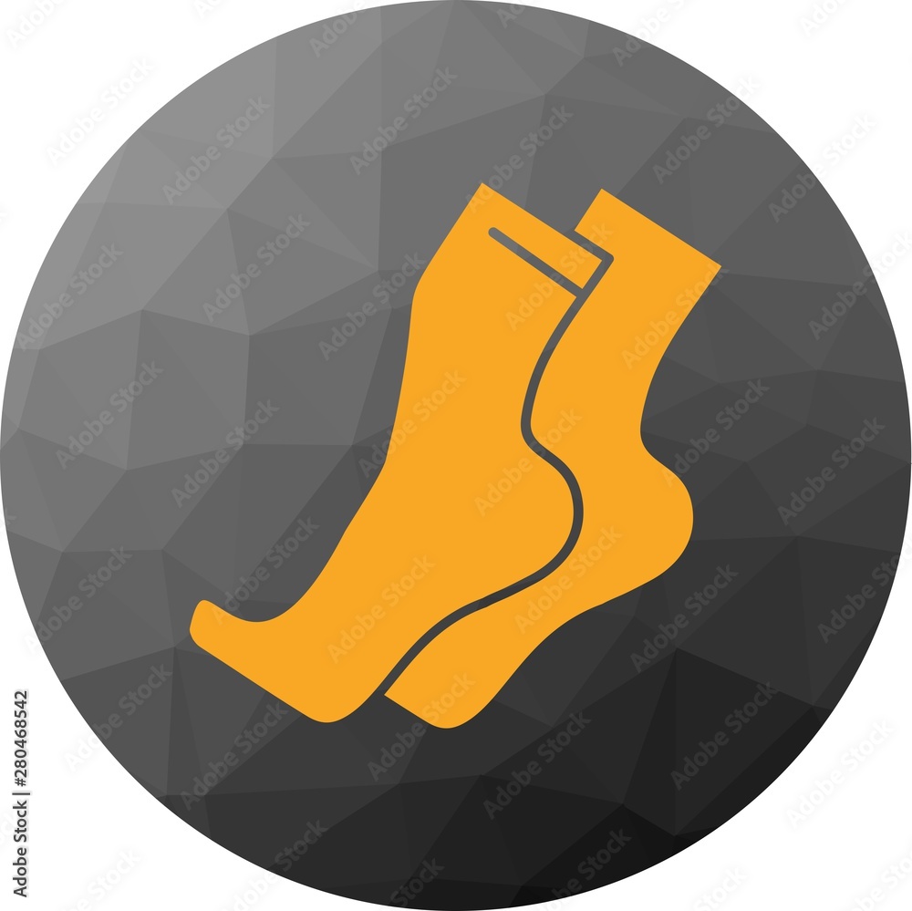 Fototapeta premium Socks icon for your project