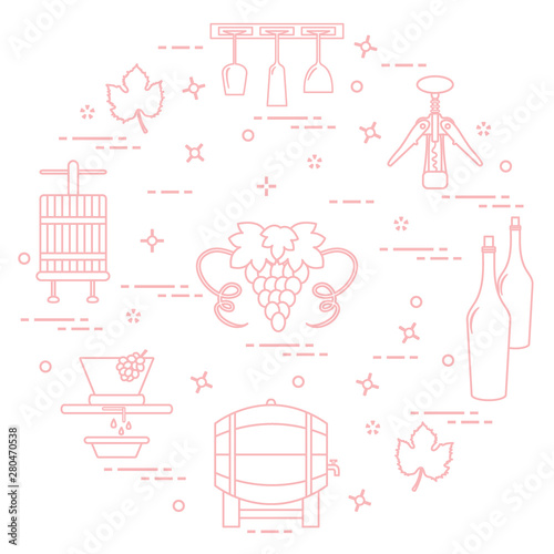 Winemaking: the production and storage of wine. Culture of drinking wine.