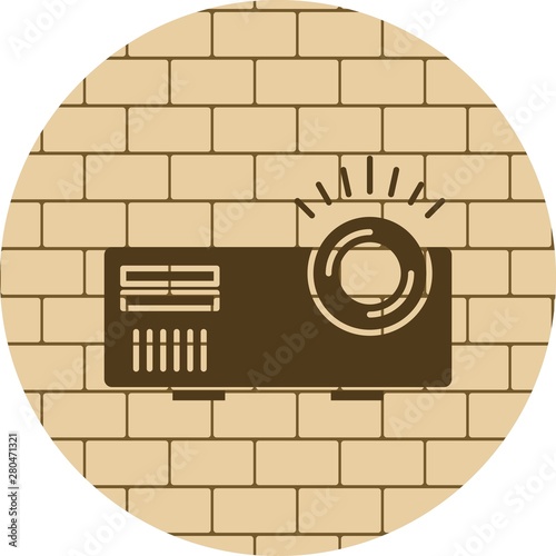 Movie maker icon for your project