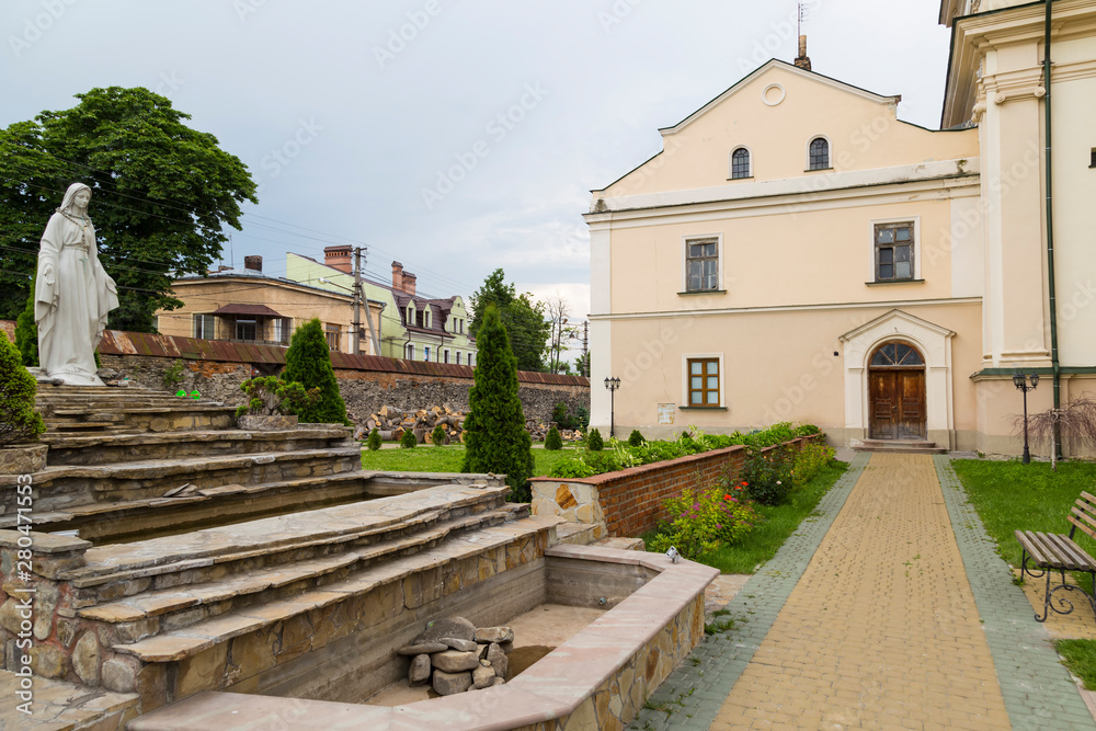 Old Dominican Monastery. City  Zhovkva. Ukraine