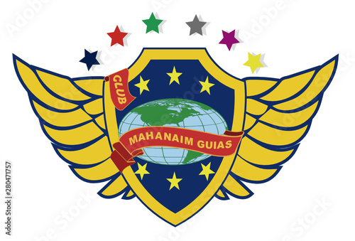 Escudo con alas
