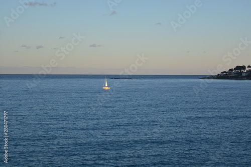 sailing in the sunset © deborah