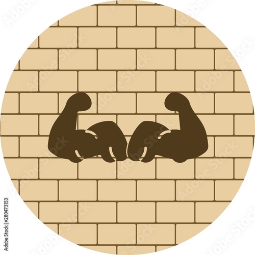 Body builder icon for your project