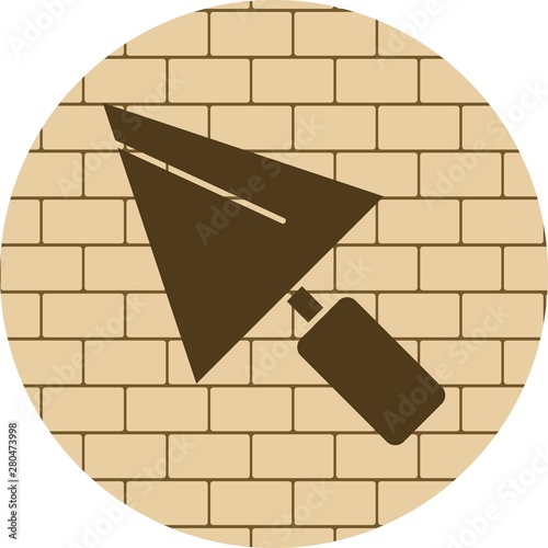 Trowel icon for your project
