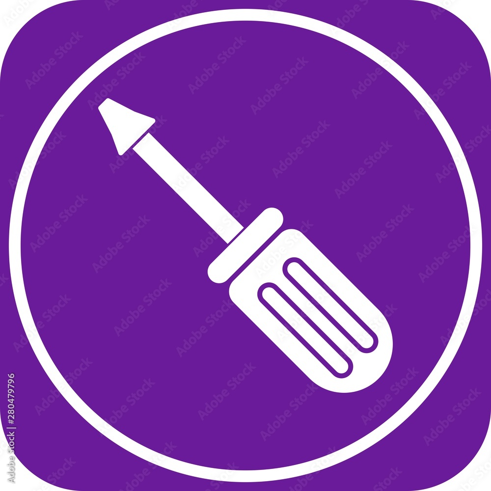 Screw Driver icon for your project Screw Driver icon for your project