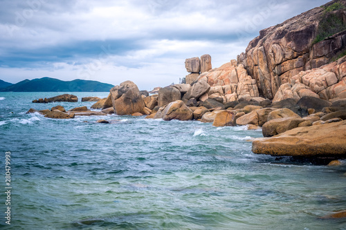 Rocks , stones, sea. Vietnam Nha Trang