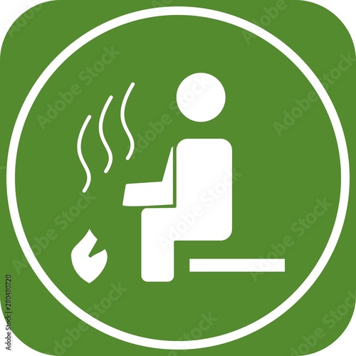 Steam Room icon for your project
