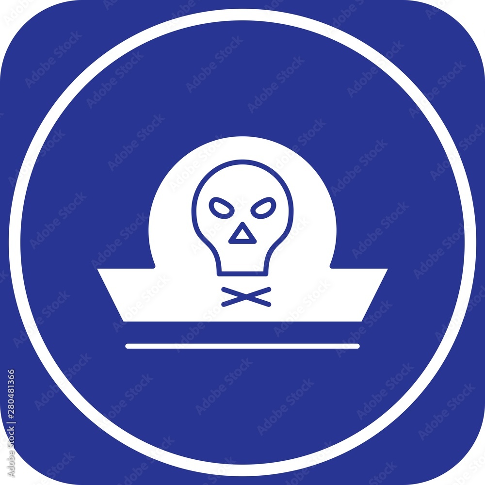Pirate Hat icon for your project