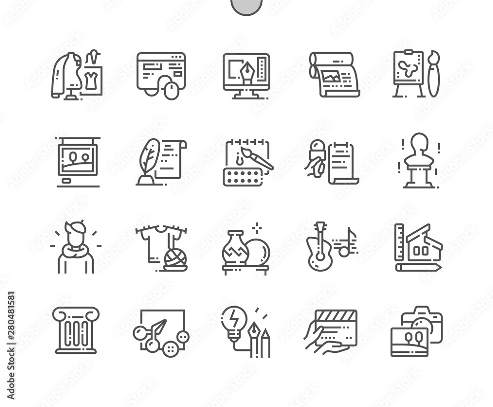 General Arts Well-crafted Pixel Perfect Vector Thin Line Icons 30 2x Grid for Web Graphics and Apps. Simple Minimal Pictogram