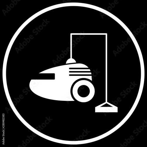 Vaccum cleaner icon for your project