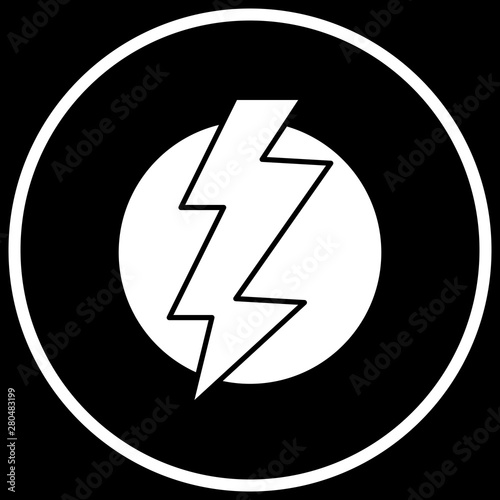 Lightening  icon for your project