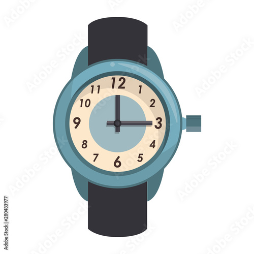 time clock watch alarm cartoon