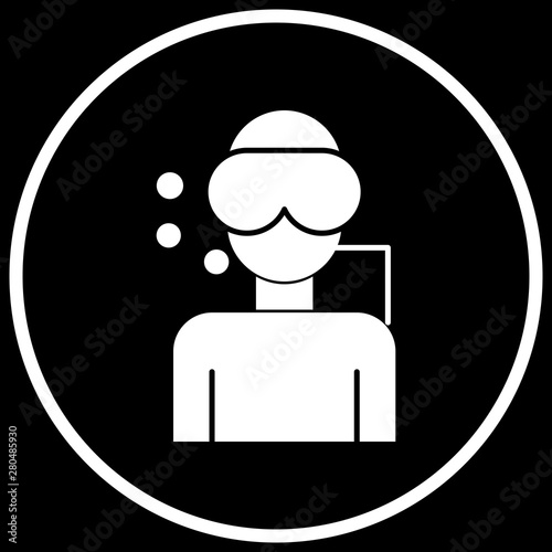 Scuba Diver icon for your project