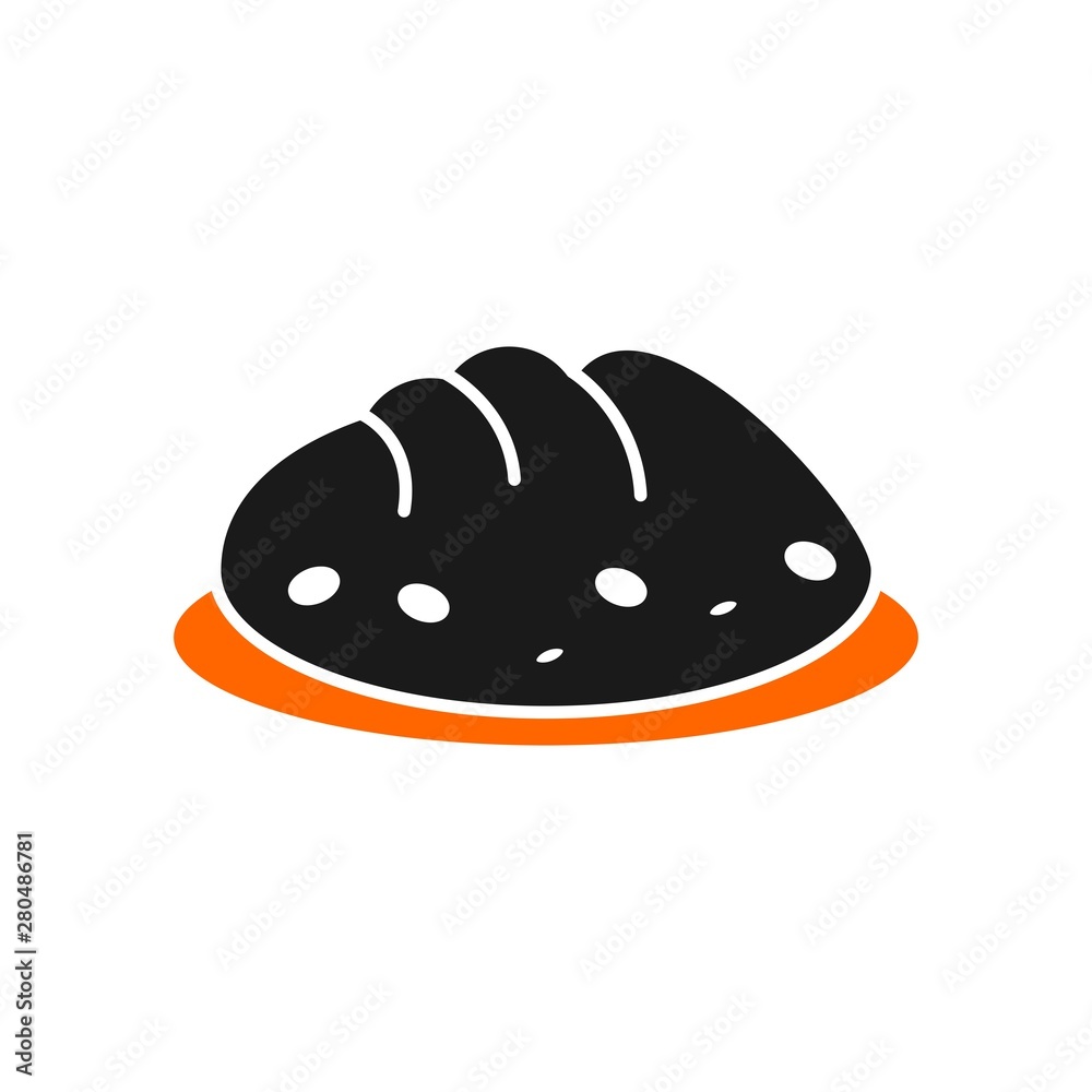 Loaf of Bread icon for your project Loaf of Bread icon for your project