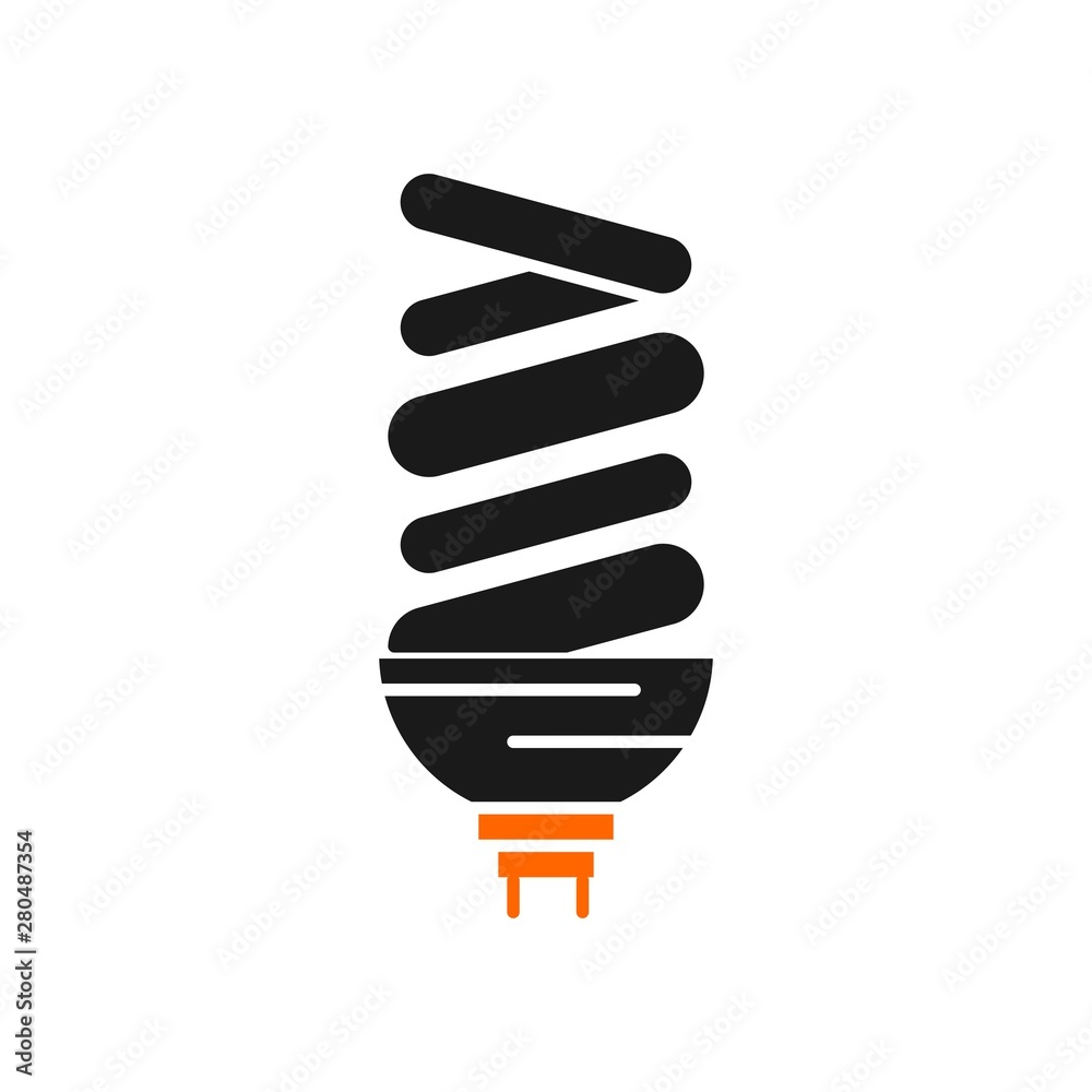 Led bulb icon for your project Led bulb icon for your project