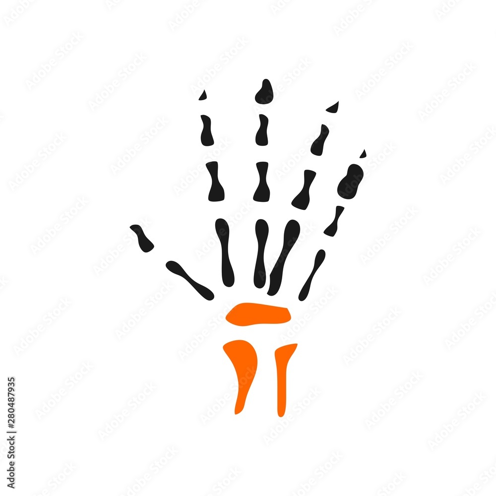Hand x-ray icon for your project Hand x-ray icon for your project