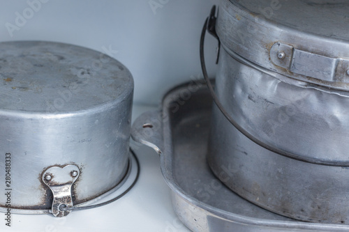 silverware pots tray clean kitchen 