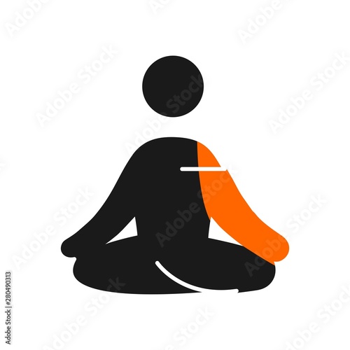 Yoga icon for your project