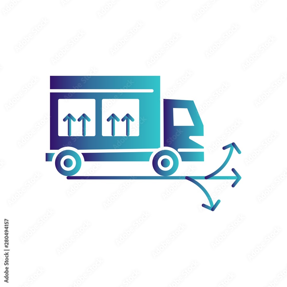 Delivery Truck icon for your project Delivery Truck icon for your project