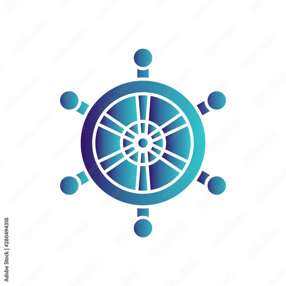 Ship Helm icon for your project Ship Helm icon for your project