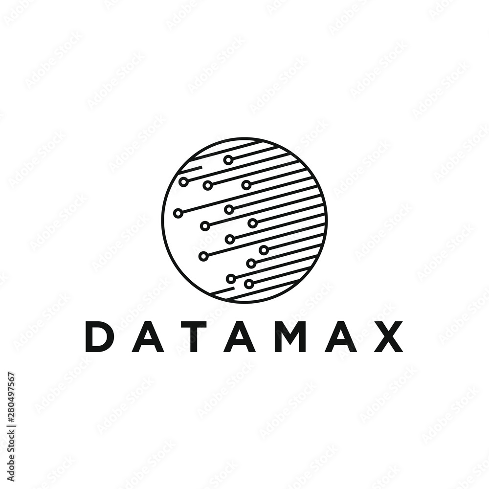 Technology data internet logo design Technology data internet logo design