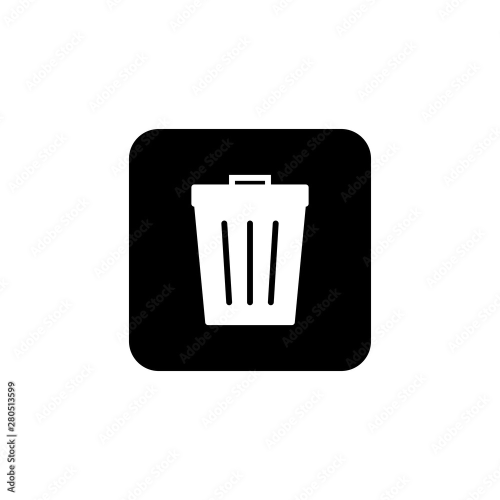 Trash icon. trash can icon. Delete icon vector Trash icon. trash can icon. Delete icon vector