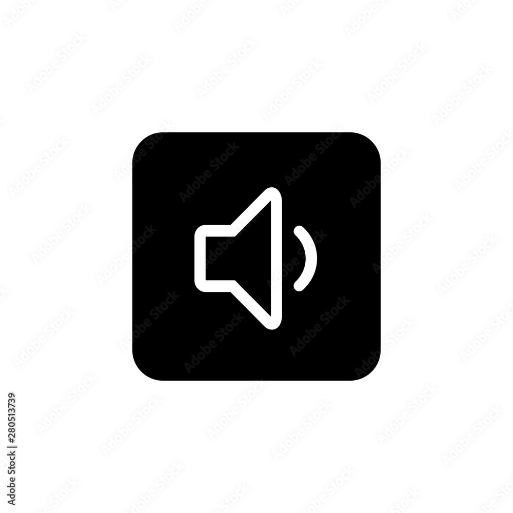 Speaker icon vector. Volume icon. Loudspeaker icon vector Speaker icon vector. Volume icon. Loudspeaker icon vector