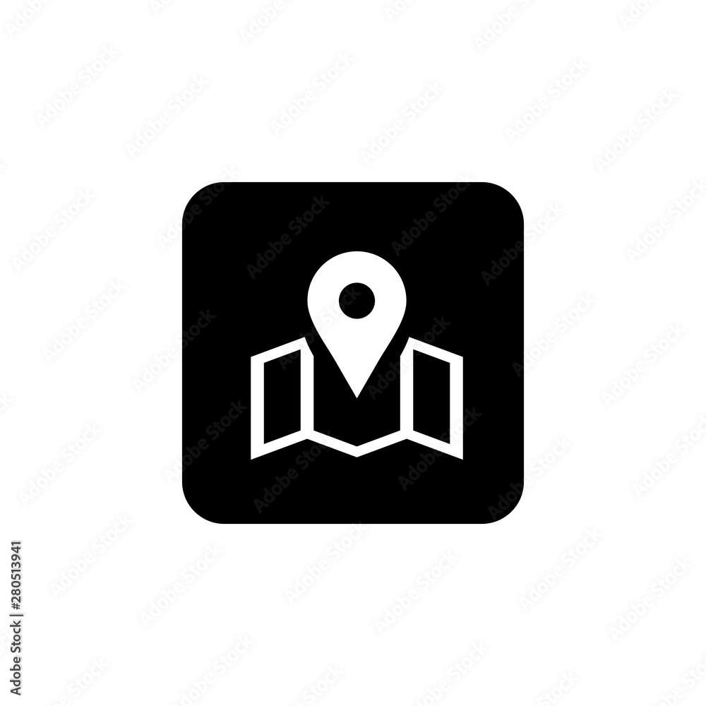 Pin icon vector. Location icon. Map pointer icon Pin icon vector. Location icon. Map pointer icon