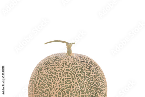 Organic fresh Melon on white background