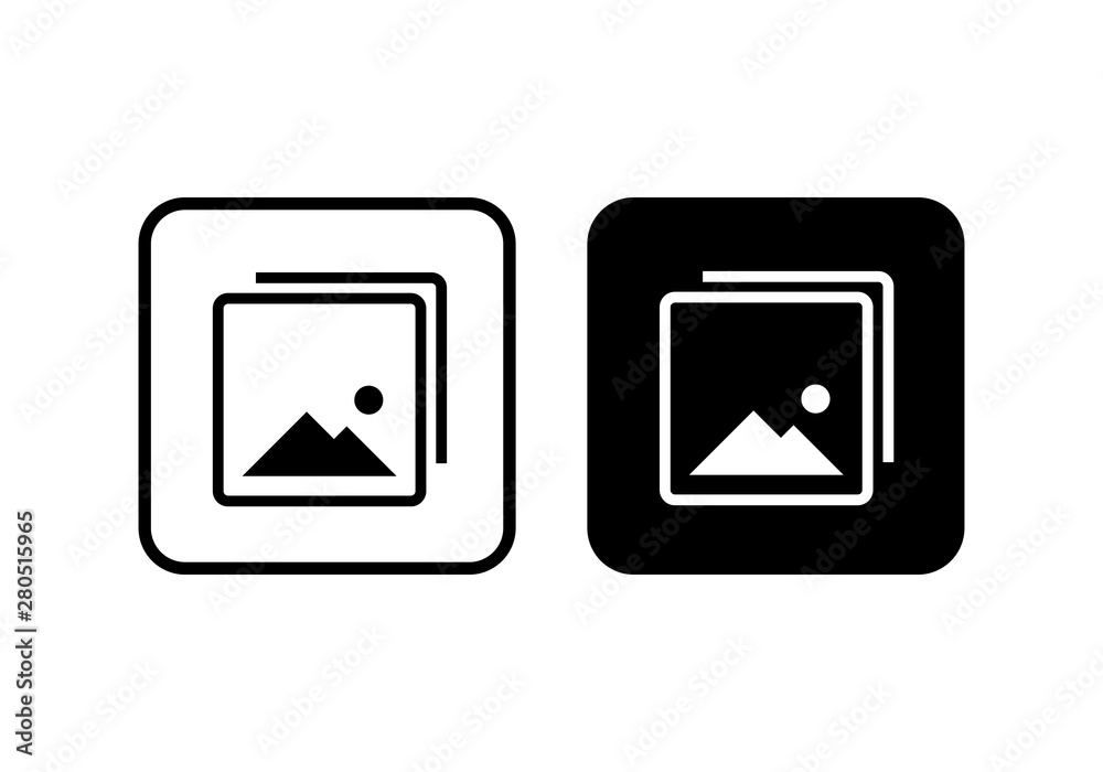 Picture icon vector. photo gallery icon vector Picture icon vector. photo gallery icon vector