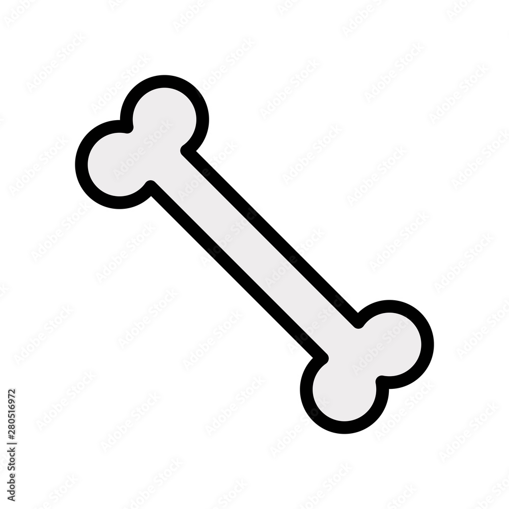 anatomy editable stroke icon of bone in filled design. anatomy editable stroke icon of bone in filled design.