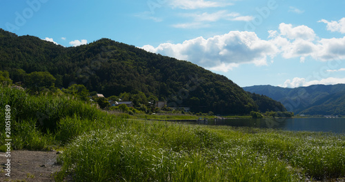 Beautiful landscape in Kawaguchiko of Japan