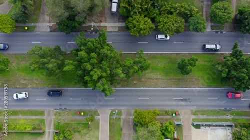 Top View of Beckett Road Mcdowall, Queensland, Australia photo