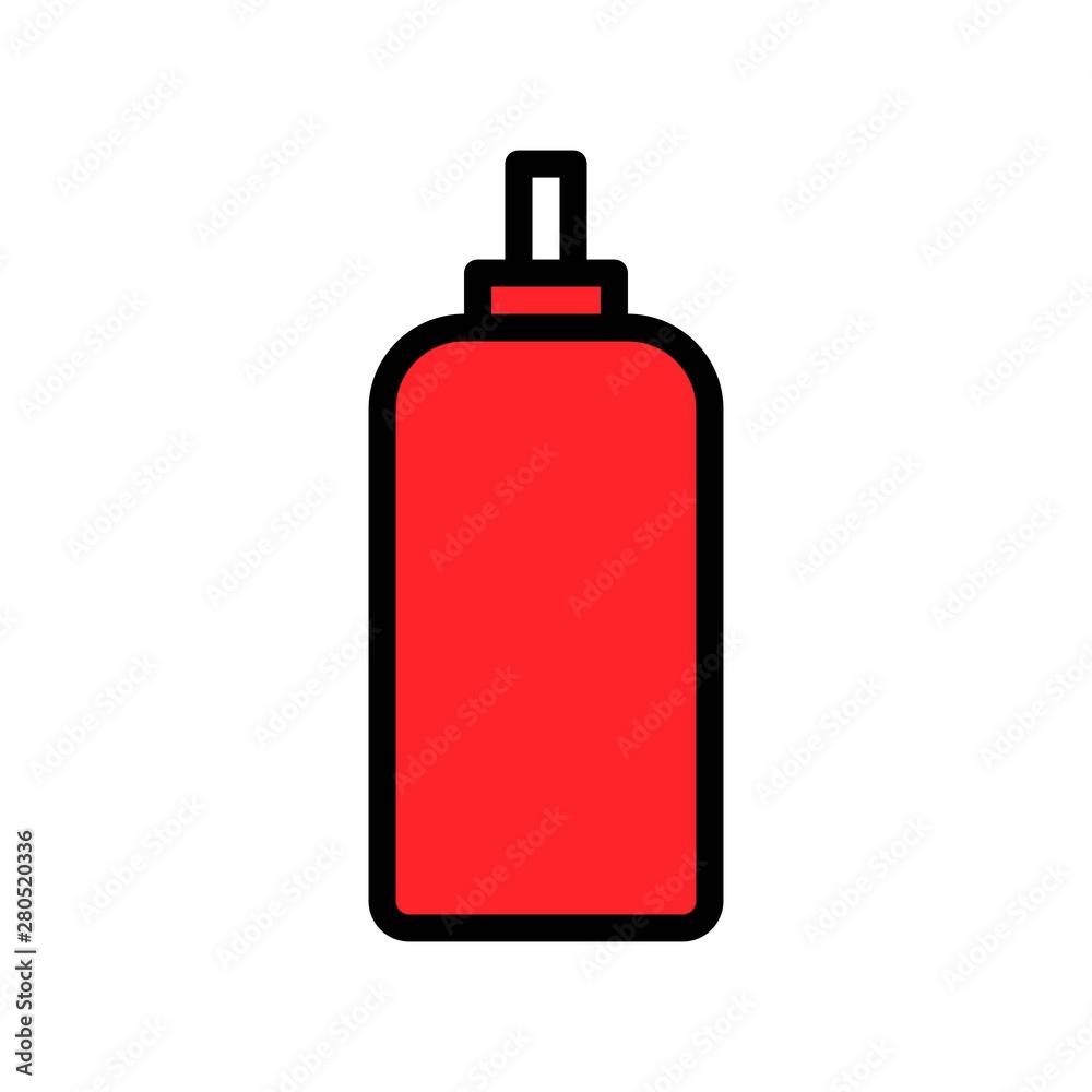 tomato sauce liquid bottle editable stroke icon tomato sauce liquid bottle editable stroke icon