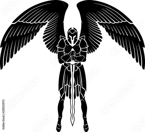 Archangel Warrior Guarding, Full Armor photo