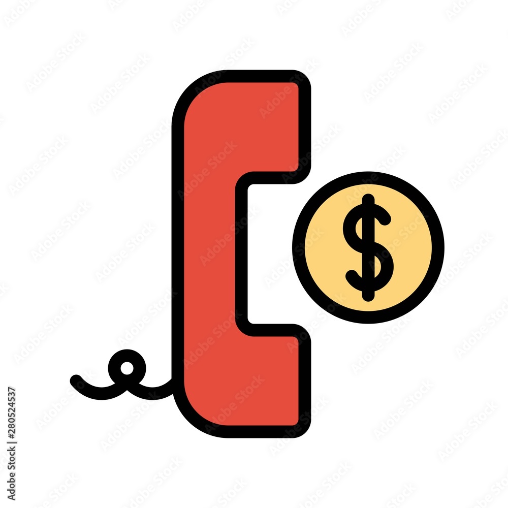 business investment editable outline icon of money talk and consulting business in flat design. business investment editable outline icon of money talk and consulting business in flat design.
