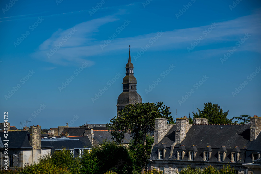 Basilique Saint-sauveur, Dinan, Côtes-d'Armor, Bretagne, France.