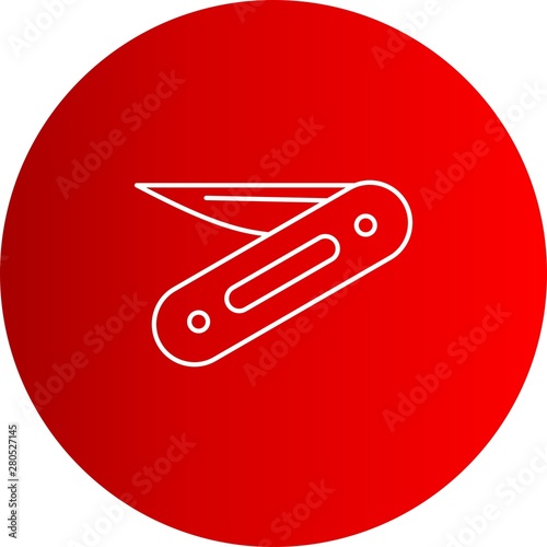 Penknife icon for your project