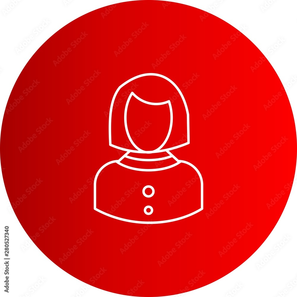 Woman icon for your project
