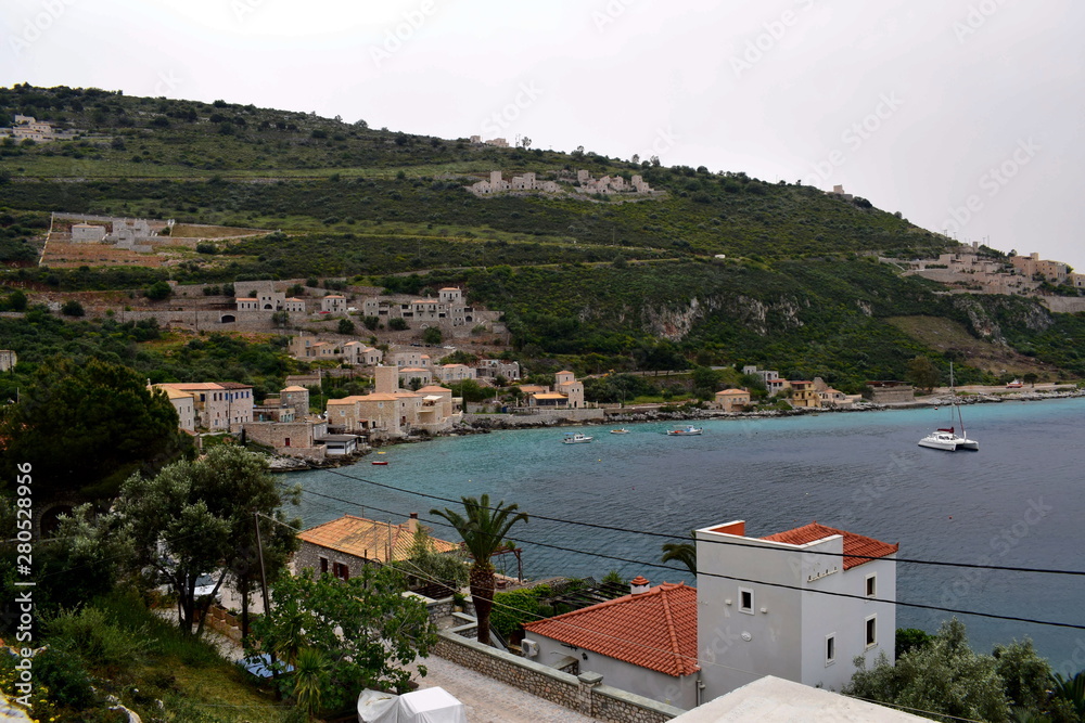 Greek village near the sea