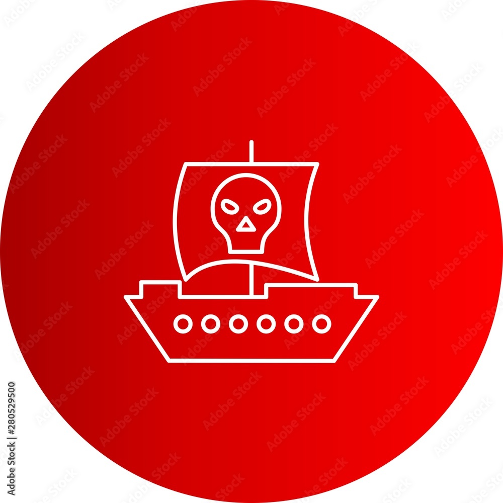 Pirate Ship icon for your project Pirate Ship icon for your project