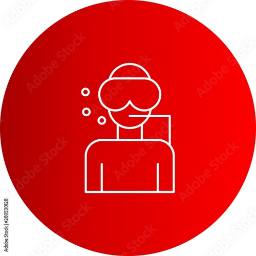 Scuba Diver icon for your project