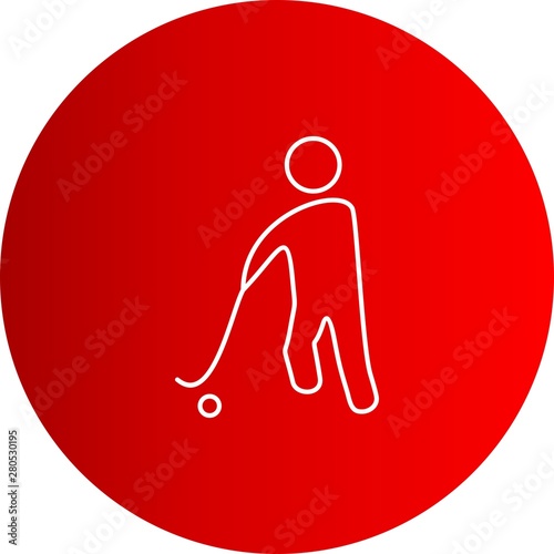 Hockey Player icon for your project