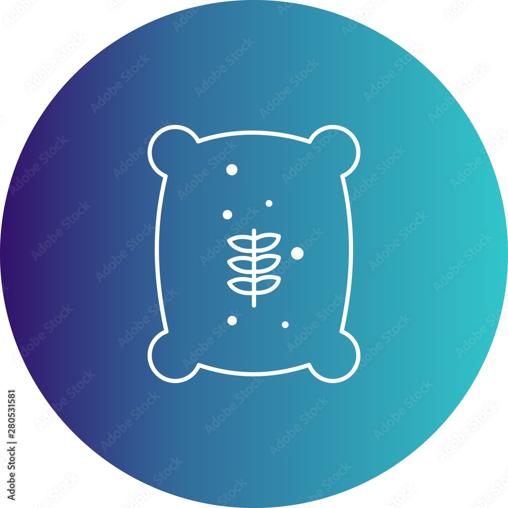 Flour Bag icon for your project Flour Bag icon for your project